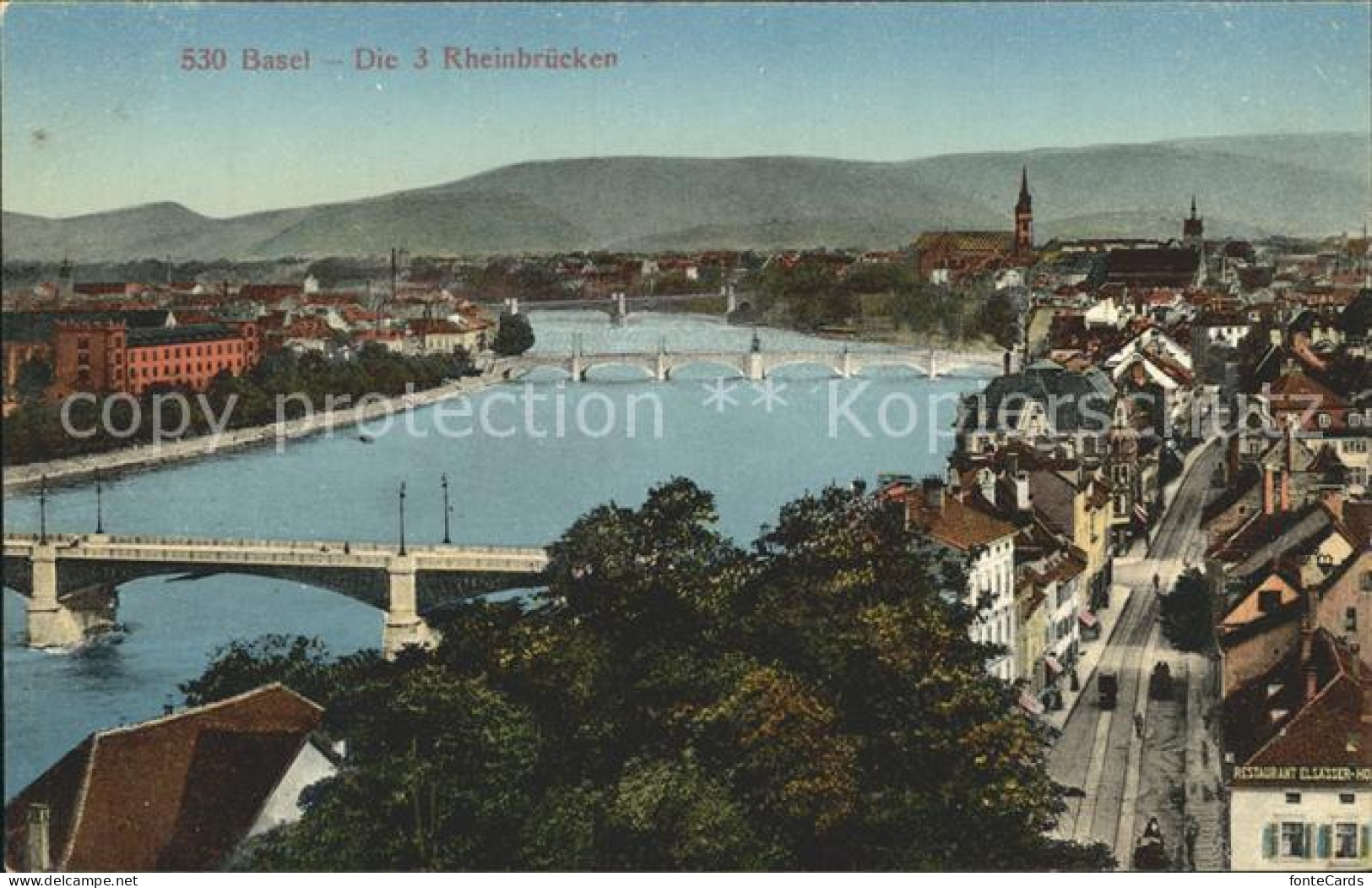 12139417 Basel BS Die Drei Rheinbruecken Basel BS - Other & Unclassified