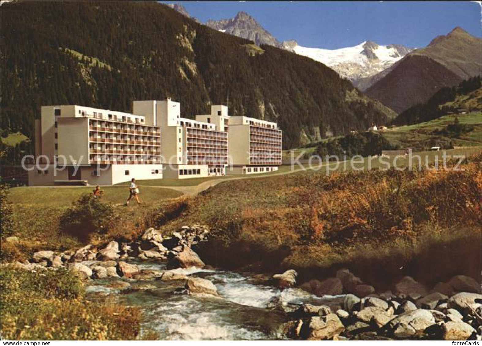 12131347 Disentis GR Hotel Acla Da Fontauna Mit Medelser Gletscher Disentis - Other & Unclassified