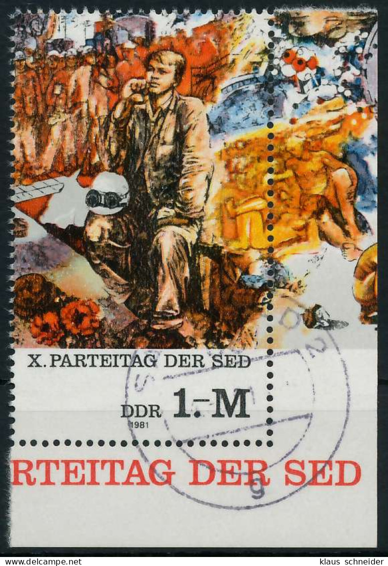 DDR 1981 Nr 2599 Zentrisch Gestempelt X0F177E - Used Stamps