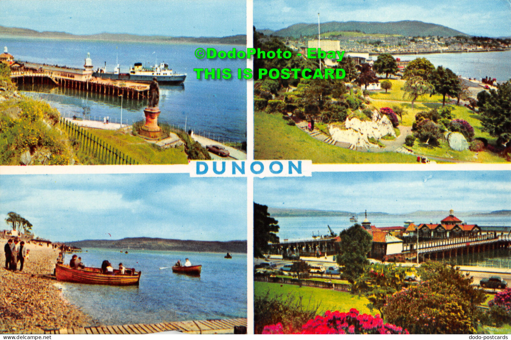 R413304 Dunoon. Car Ferry Leaving Pier. West Bay. M. And L. National Series. Mul - World