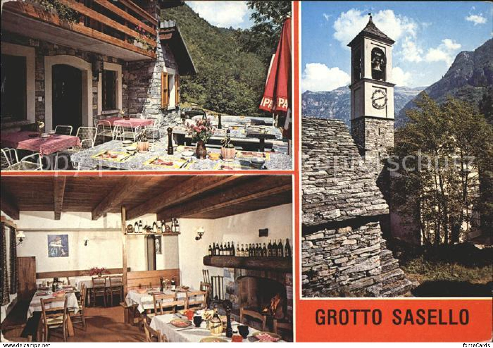 12109827 Gerra Verzasca Osteria Grotto Sasello Da Bruno E Gemma Gerra Verzasca - Andere & Zonder Classificatie