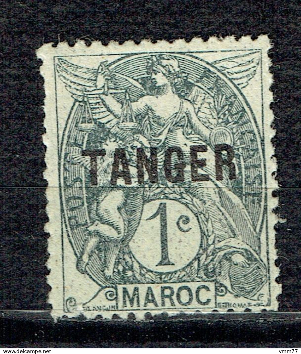 Timbre De France TYPE Blanc Surchargé "TANGER" - Unused Stamps