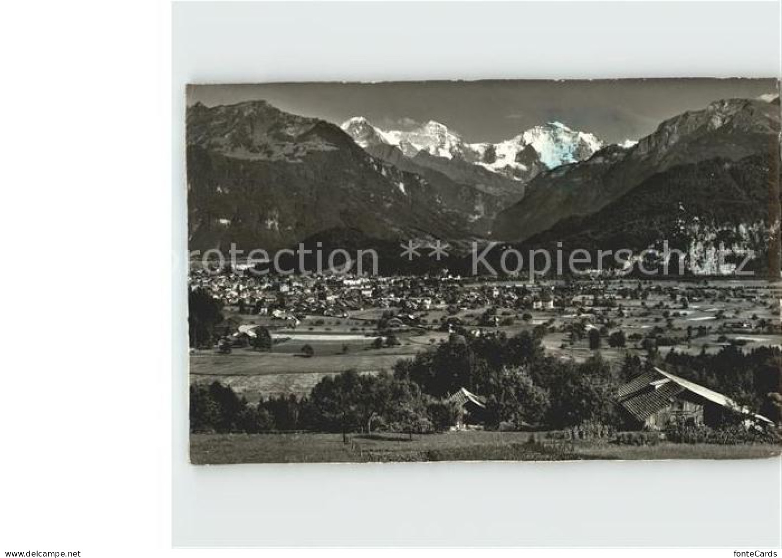 12081967 Interlaken BE Unterseen Mit Eiger Moench Junfrau Interlaken - Other & Unclassified