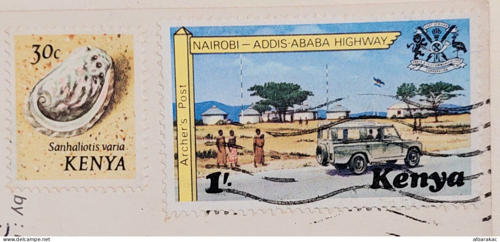 Kenya - Masai Women Costume ,NUS ETHNIQUES Adultes ( Afrique Noire ) , Stamp Used Air Mail 1980 - Kenia