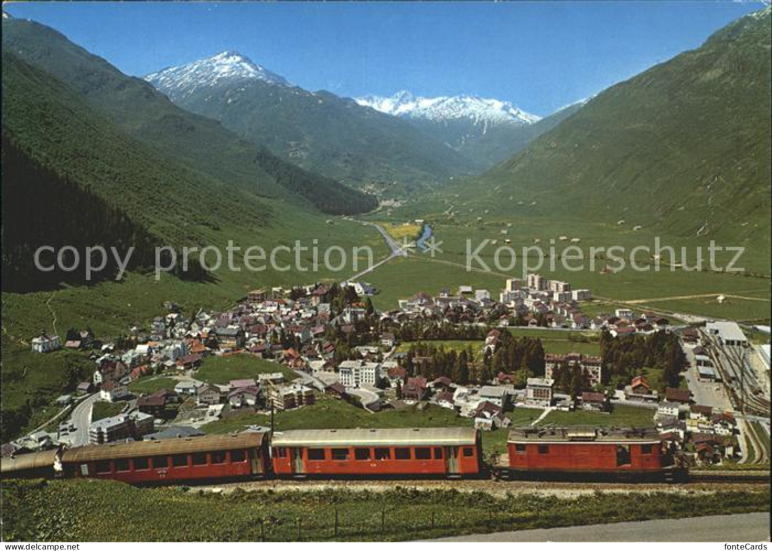 12067887 Andermatt Furka Oberalp Bahn Andermatt - Autres & Non Classés