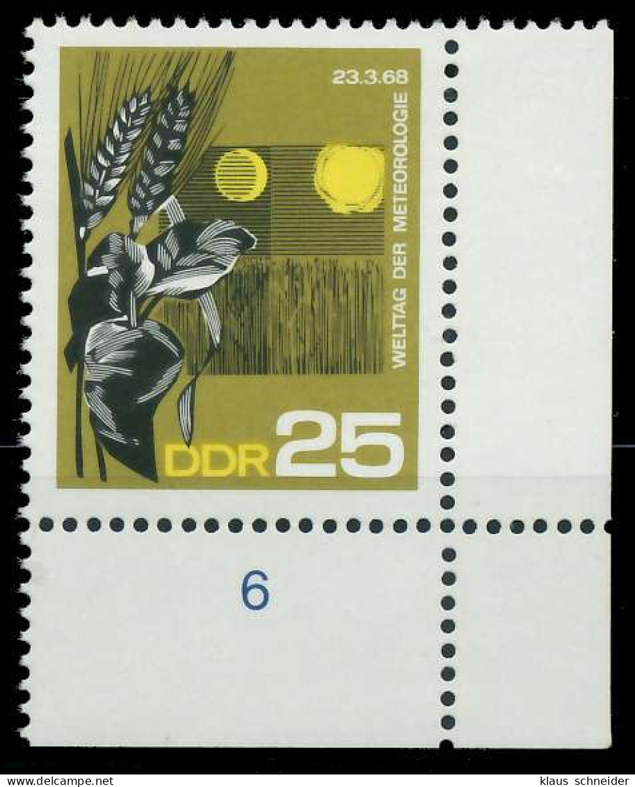 DDR 1968 Nr 1345 Postfrisch ECKE-URE X0FB032 - Unused Stamps