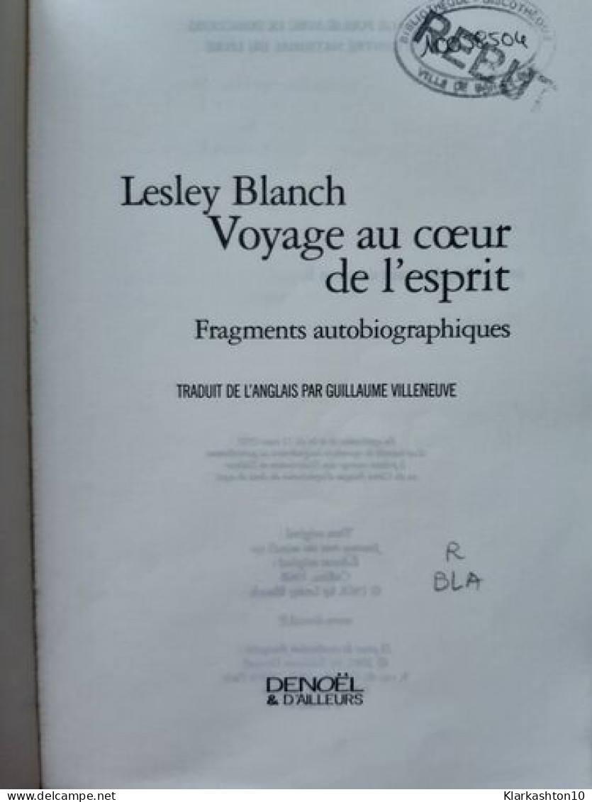 Voyage Au Coeur De L'esprit - Other & Unclassified