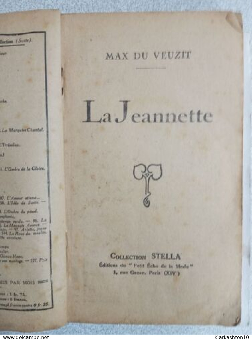 La Jeannette - Andere & Zonder Classificatie