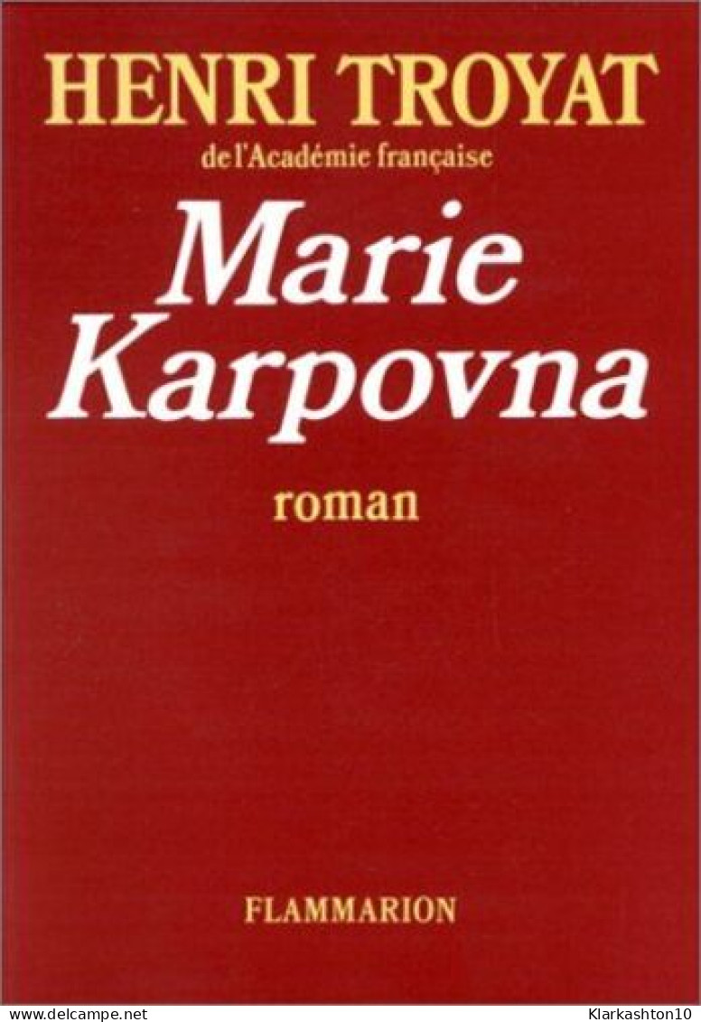 Marie Karpovna - Autres & Non Classés