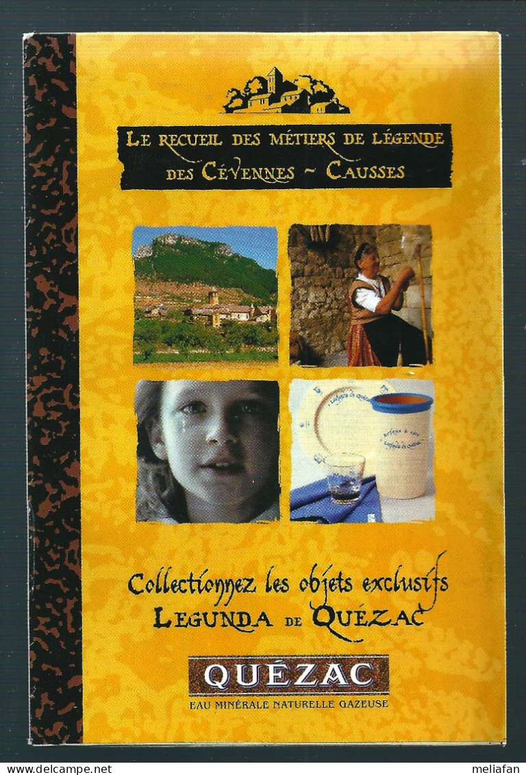 V643 - LIVRET PUBLICITAIRE QUEZAC - METIERS DE LEGENDE DES CEVENNES - CAUSSES - Advertising