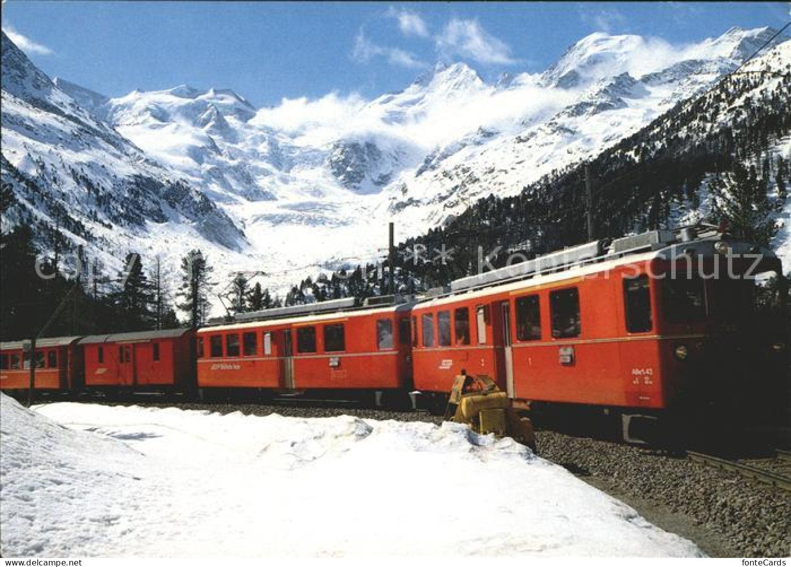 12060287 Rhaetische Bahn Bernina-Express Morteratsch Bellavista Eisenbahn - Other & Unclassified