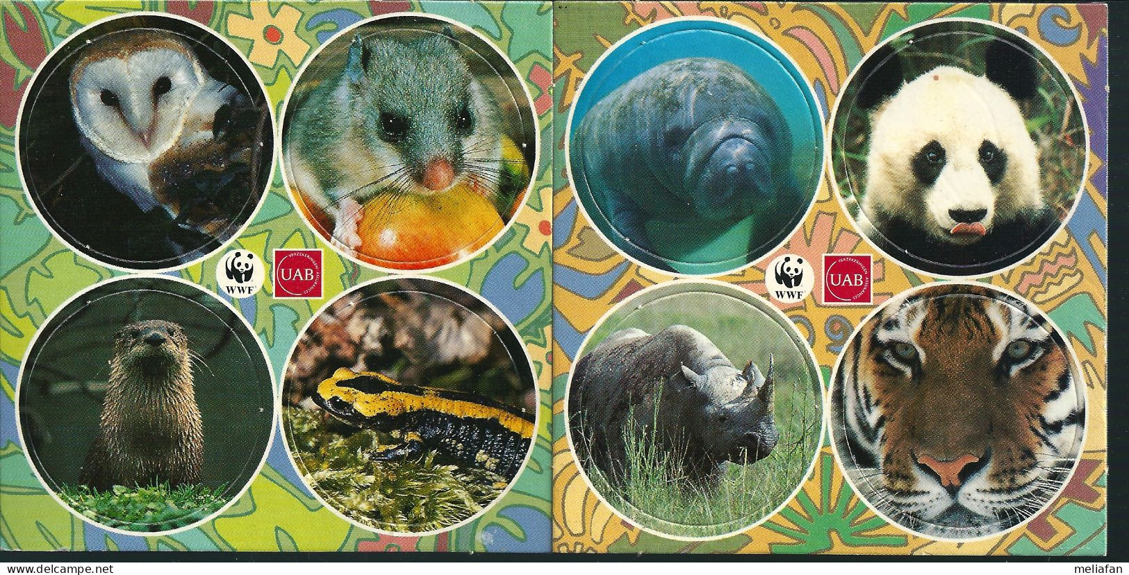 V332 - SERIE POGS WWF - PROTECTION ANIMALE - Other & Unclassified