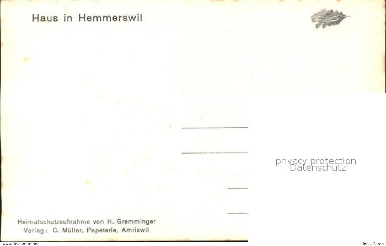 12057687 Amriswil TG Haus In Hemmerswil Amriswil TG - Sonstige & Ohne Zuordnung