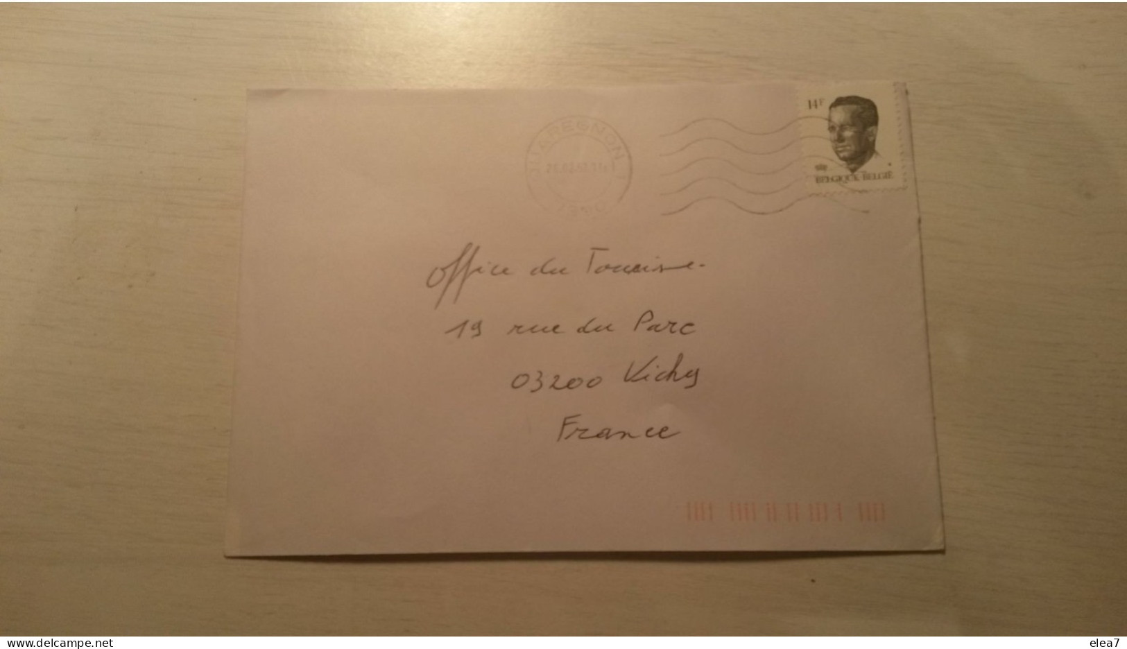 ENVELOPPE 1992  En Provenance De Belgique - Storia Postale