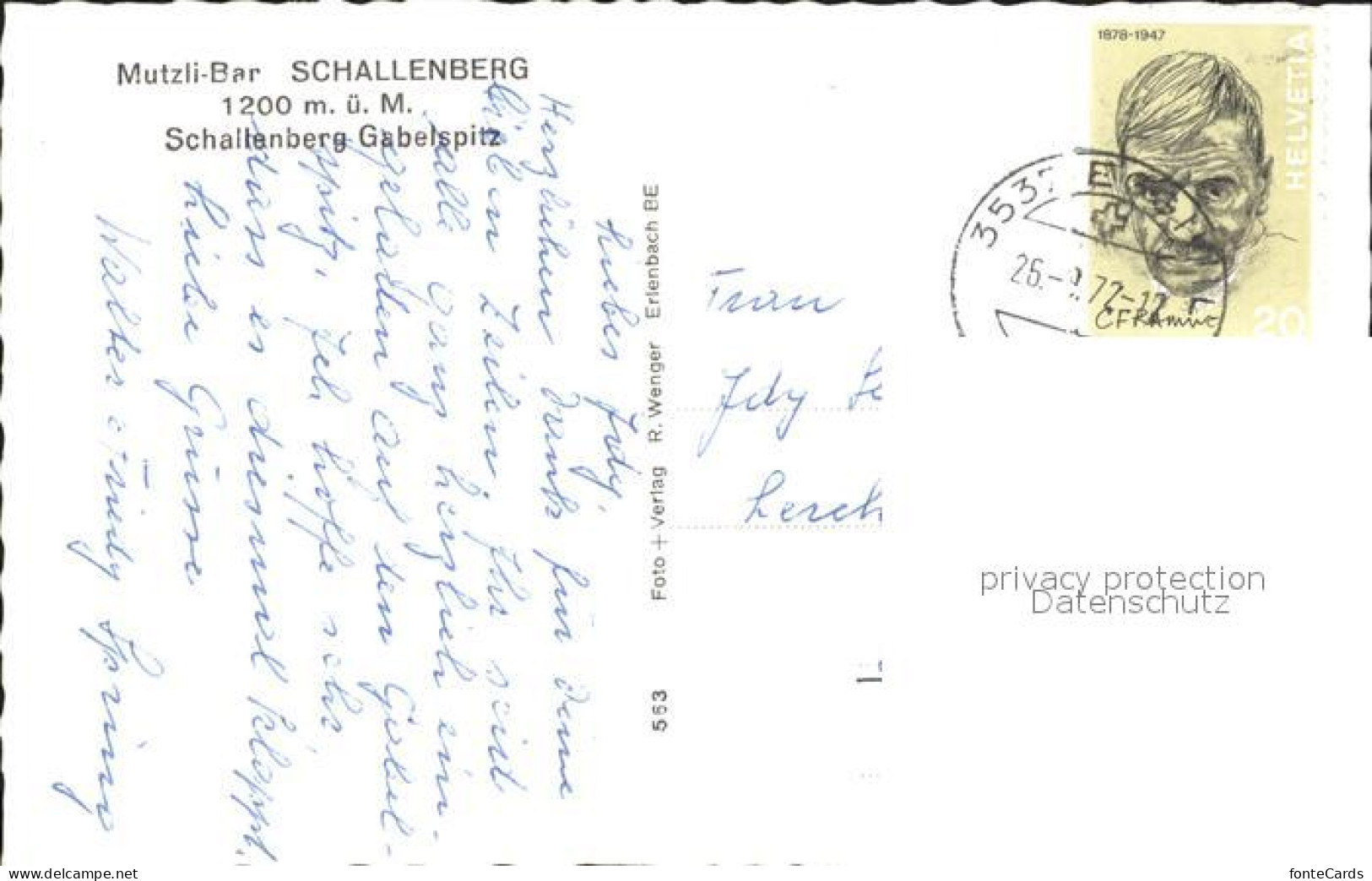 12056987 Schallenberg Mutzli Bar Schallenberg Schallenberg - Other & Unclassified