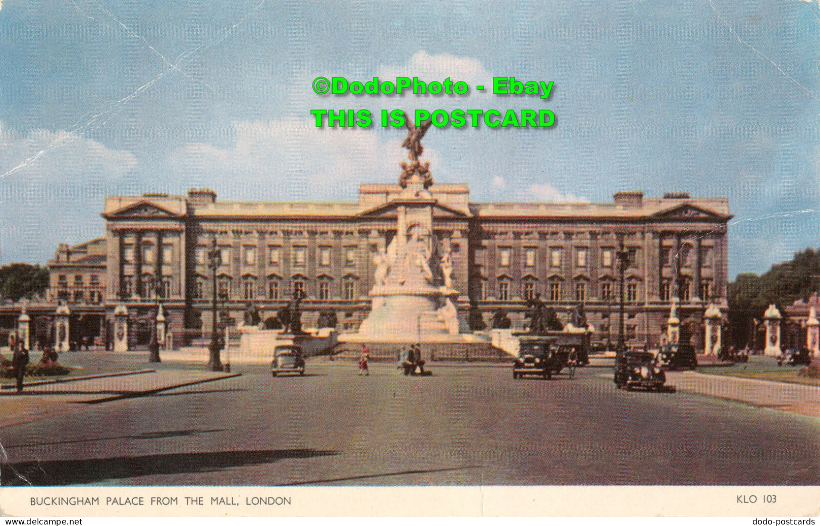R412522 London. Buckingham Palace From The Mall. Jarrold. Cotman Color. RP - Other & Unclassified
