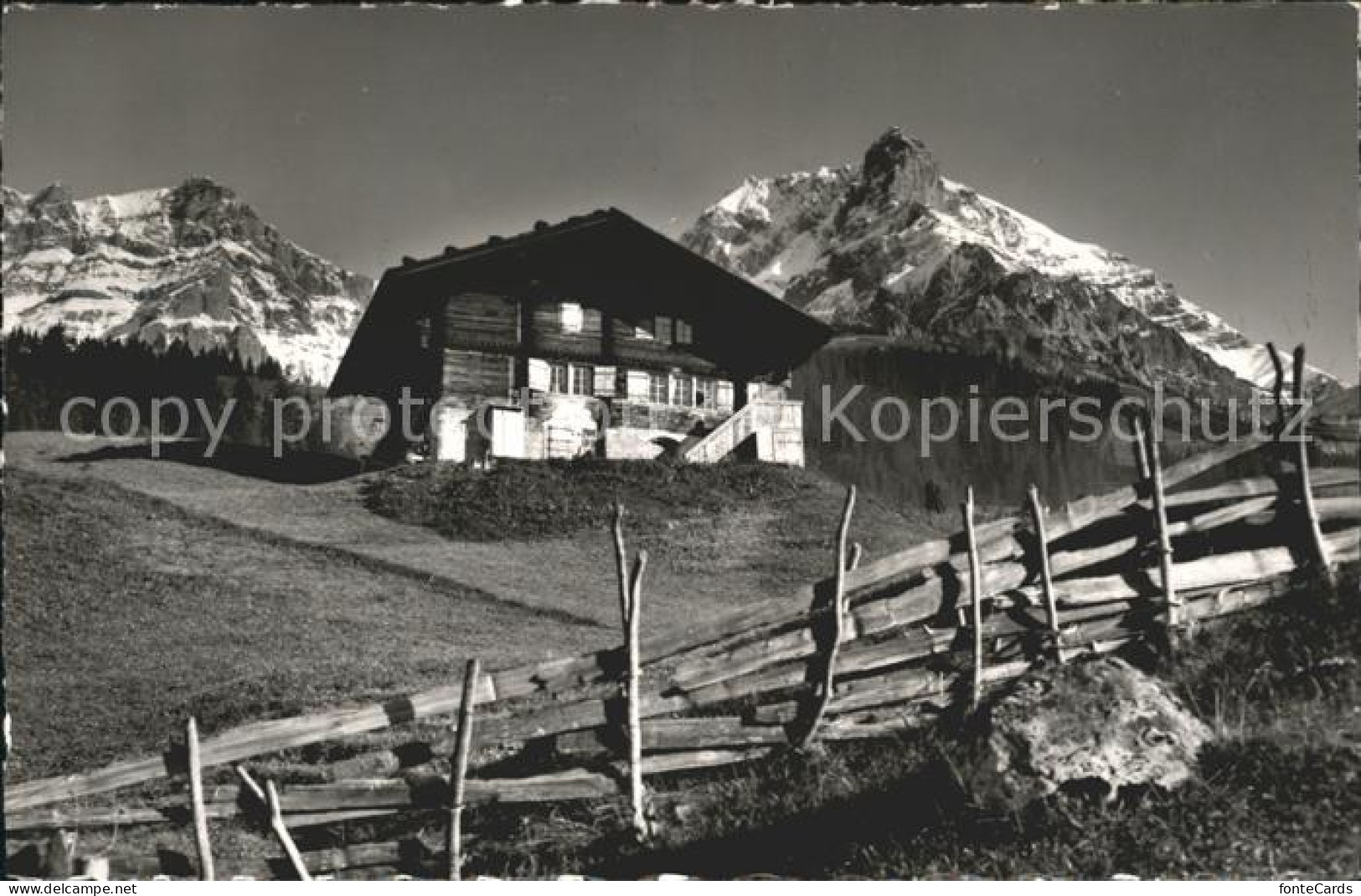 12056637 Adelboden Bauernhaus Mit Grosslohner Adelboden - Other & Unclassified