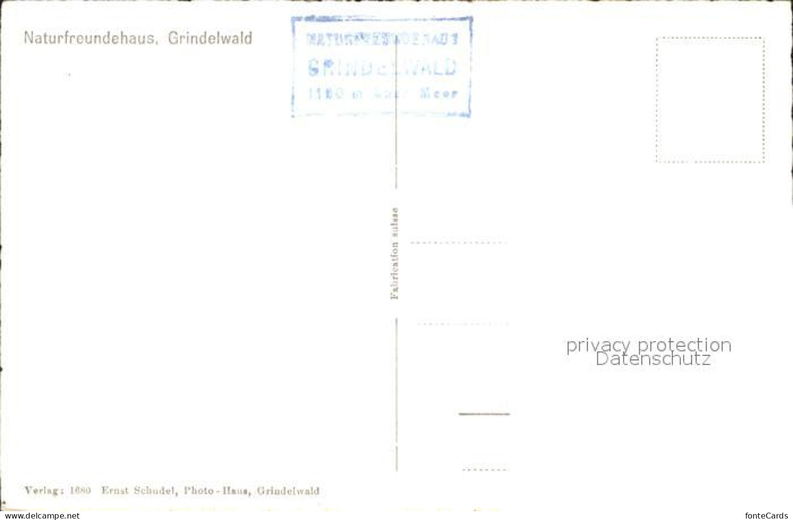 12056477 Grindelwald Naturfreundehaus Grindelwald - Autres & Non Classés