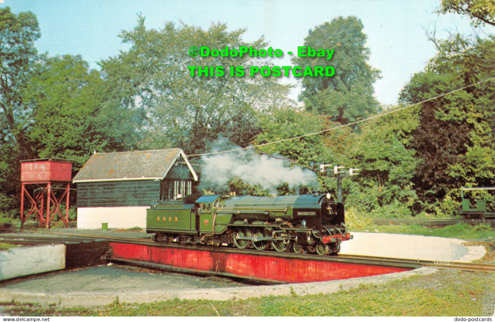 R413384 Northern Chief On Hythe Turntable. D. V. Bennett. Photo View. 1974 - World