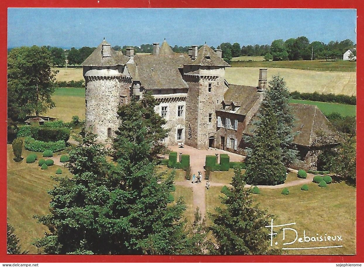 Ally (15) Château De La Vigne XVe XVIII S. 2scans - Altri & Non Classificati