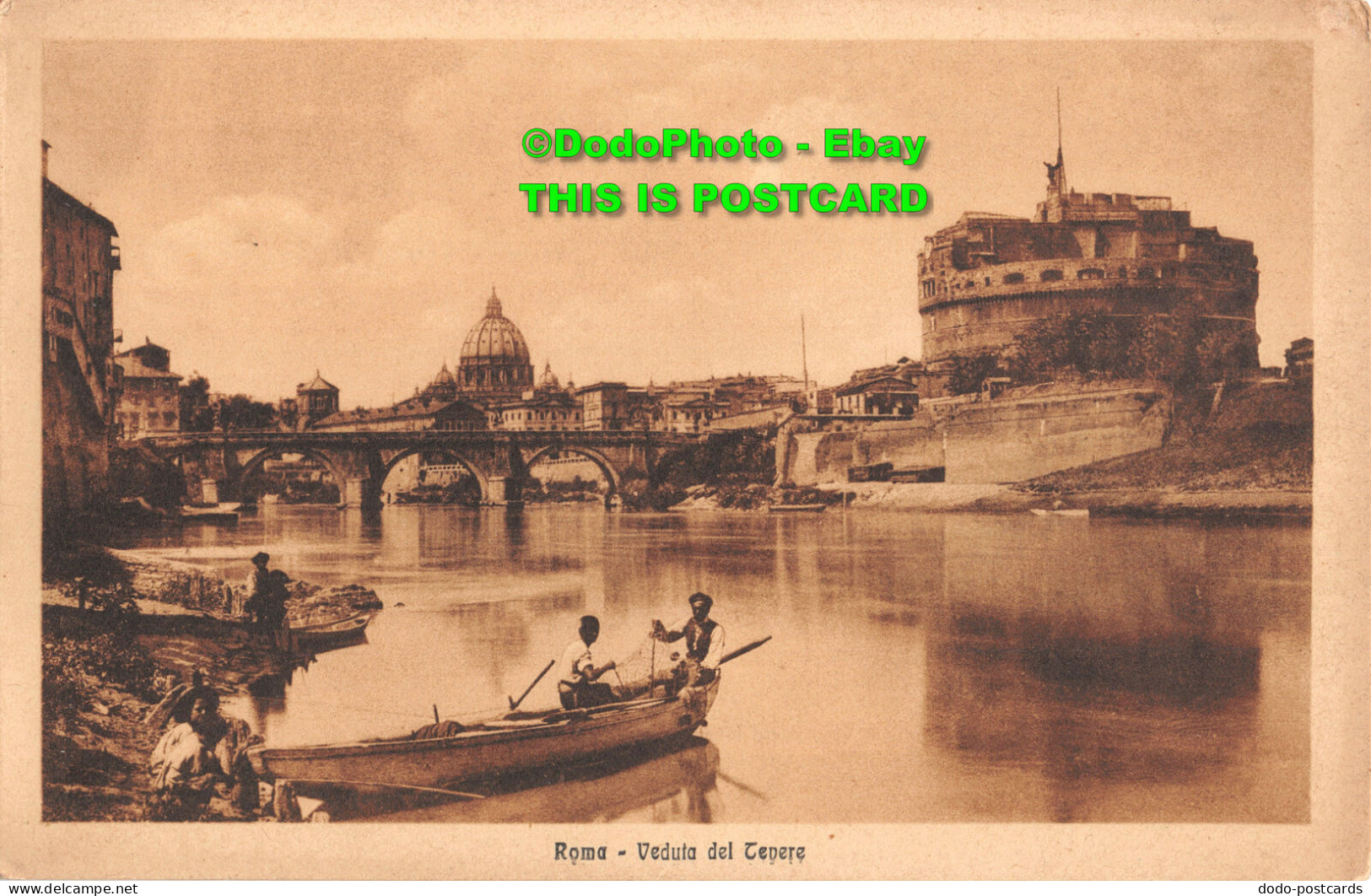 R412544 Roma. Veduta Del Tevere. E. G. D. V - Monde