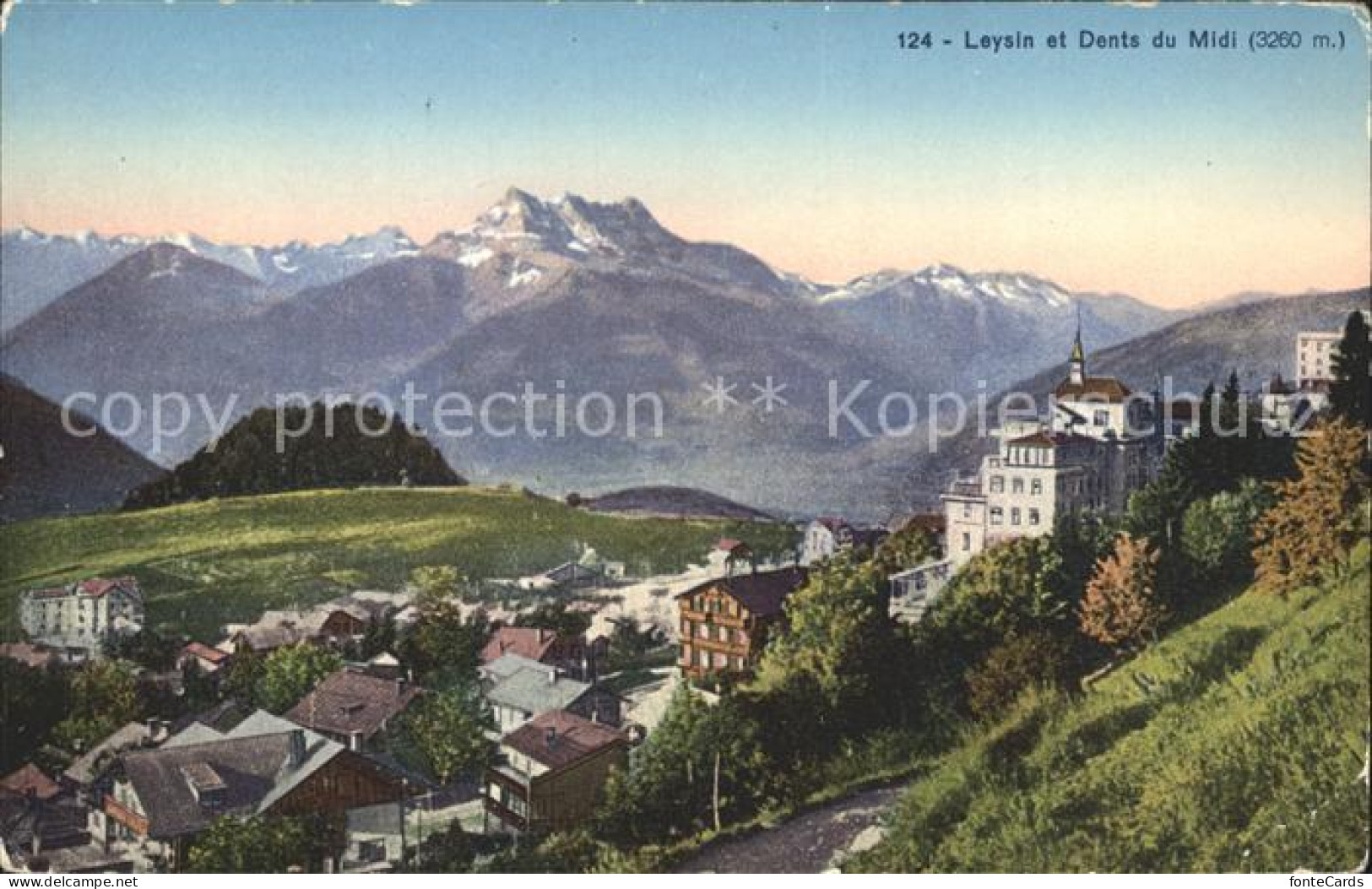 12054267 Leysin Et Les Dents Du Midi Leysin - Sonstige & Ohne Zuordnung