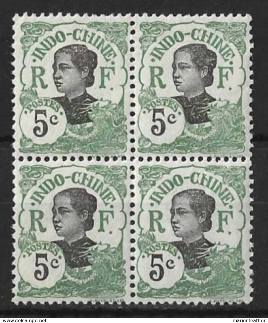 INDO - CHINA....." 1903 ."....5c X BLOCK OF 4......SG54....(CAT.VAL.£19..).....MH....... - Nuovi