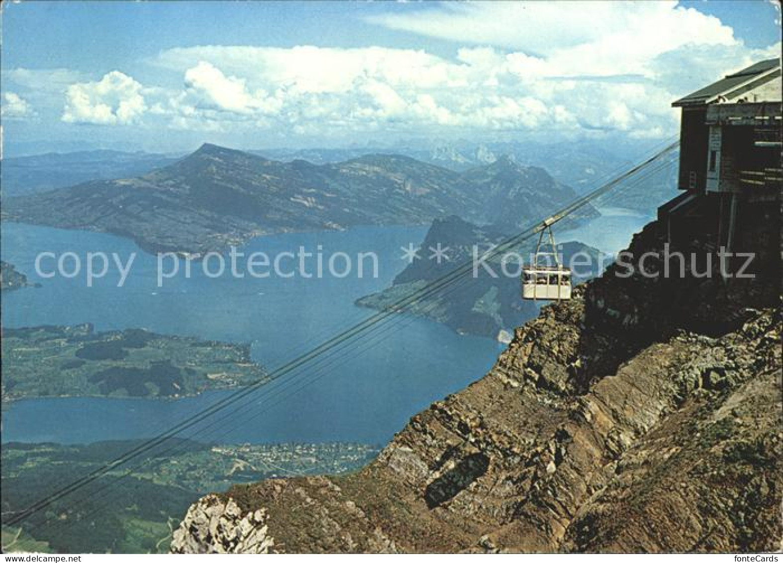 12051757 Pilatus Luftseilbahn Vierwaldstaettersee Rigi Buergenstock Alpenpanoram - Sonstige & Ohne Zuordnung