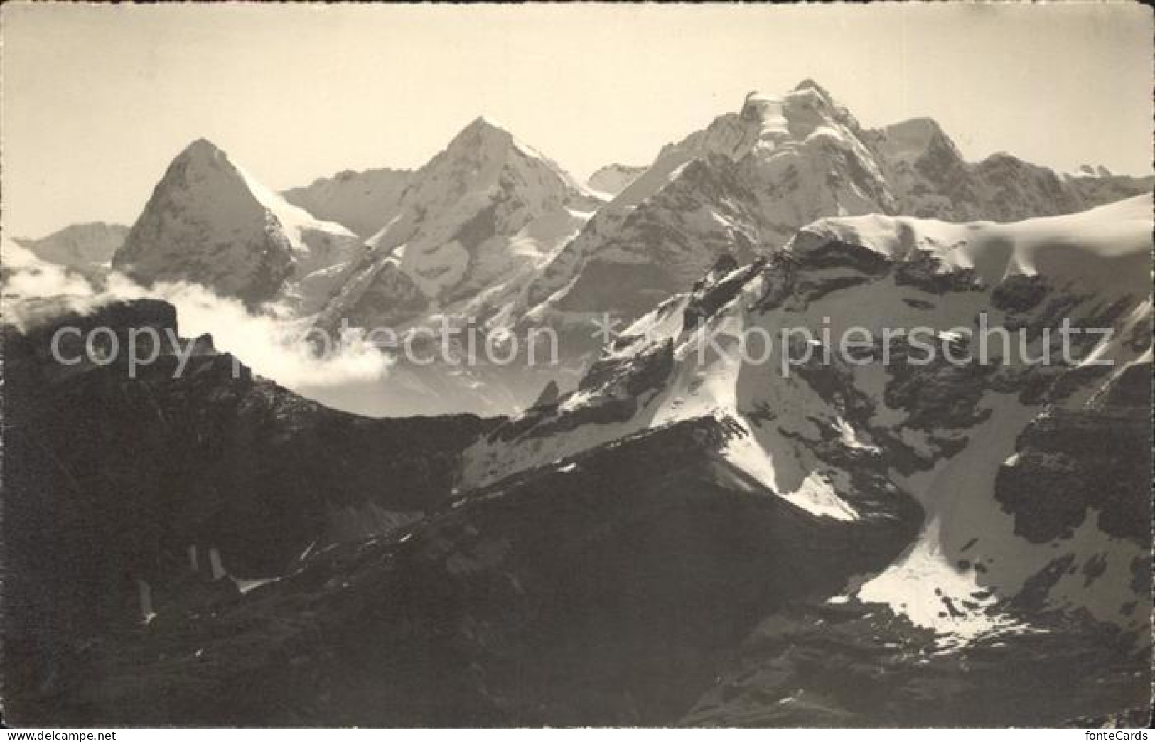 12050047 Eiger Grindelwald Mit Moench Jungfrau Sefinenburgge Eiger Grindelwald - Autres & Non Classés