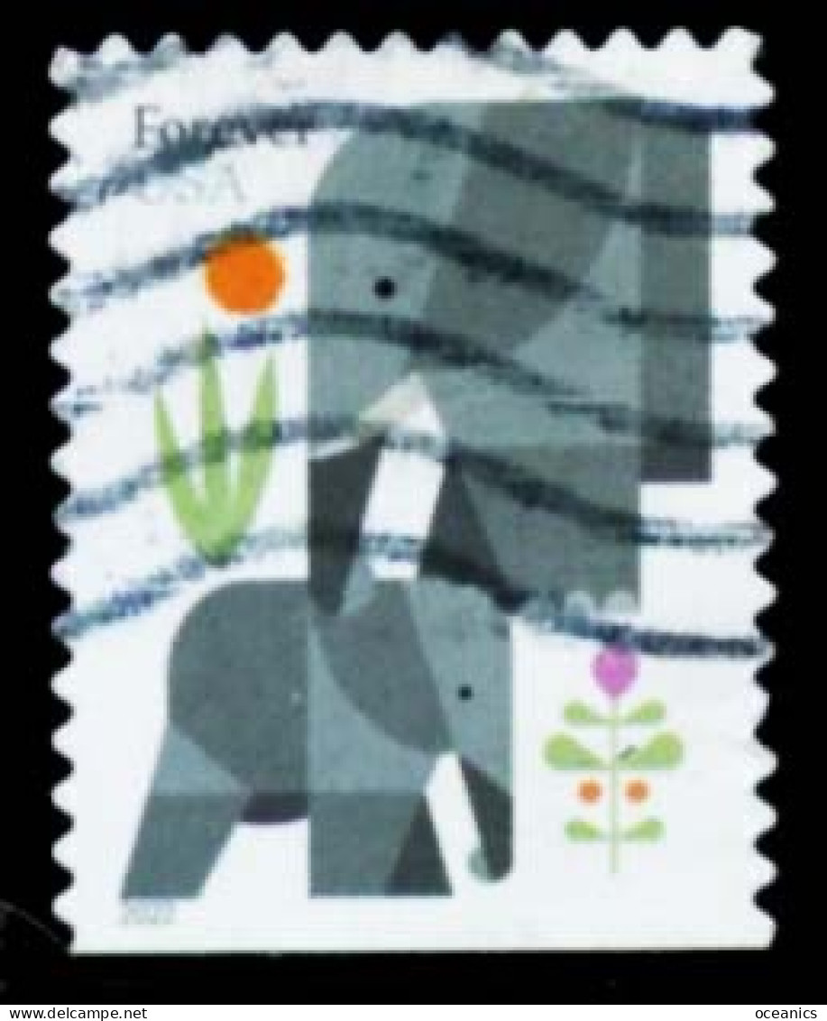 Etats-Unis / United States (Scott No.5714 - Elephant) (o) Position-5 - Usati