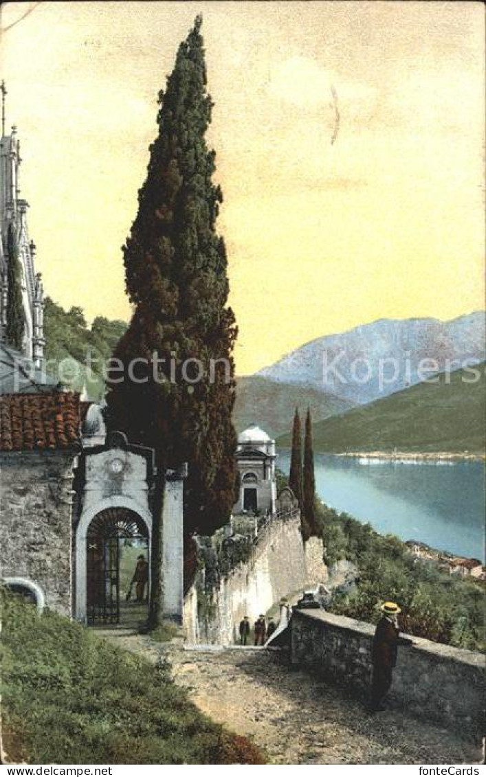 12049137 Morcote TI Cimitero E Lago Di Lugano Morcote - Altri & Non Classificati