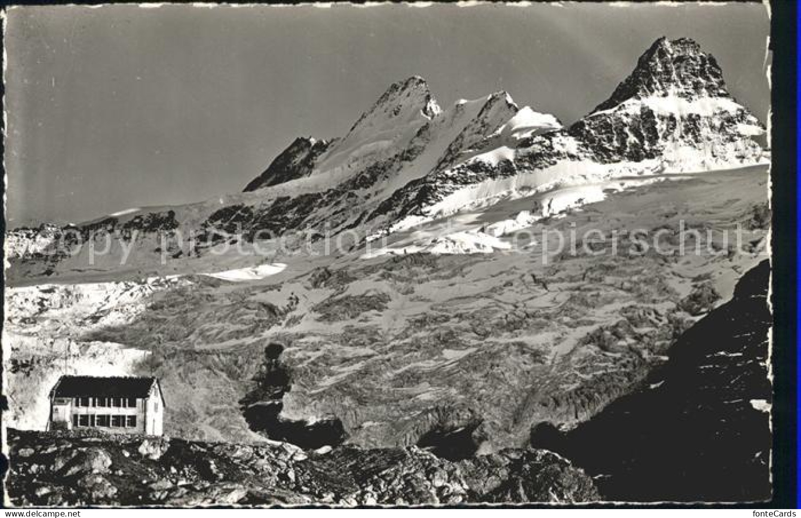 12048647 Grindelwald Mit Glecksteinhuette Am Wetterhorn Schreckhoerner Grindelwa - Autres & Non Classés