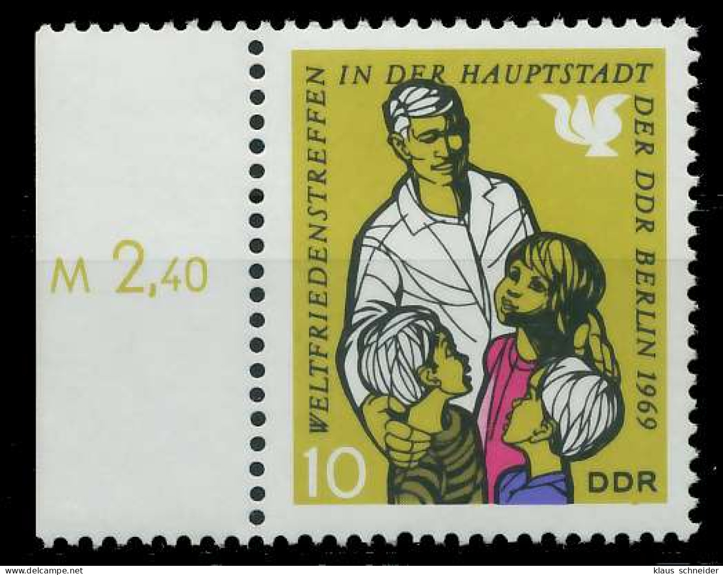DDR 1969 Nr 1478 Postfrisch SRA X11F7C6 - Ongebruikt