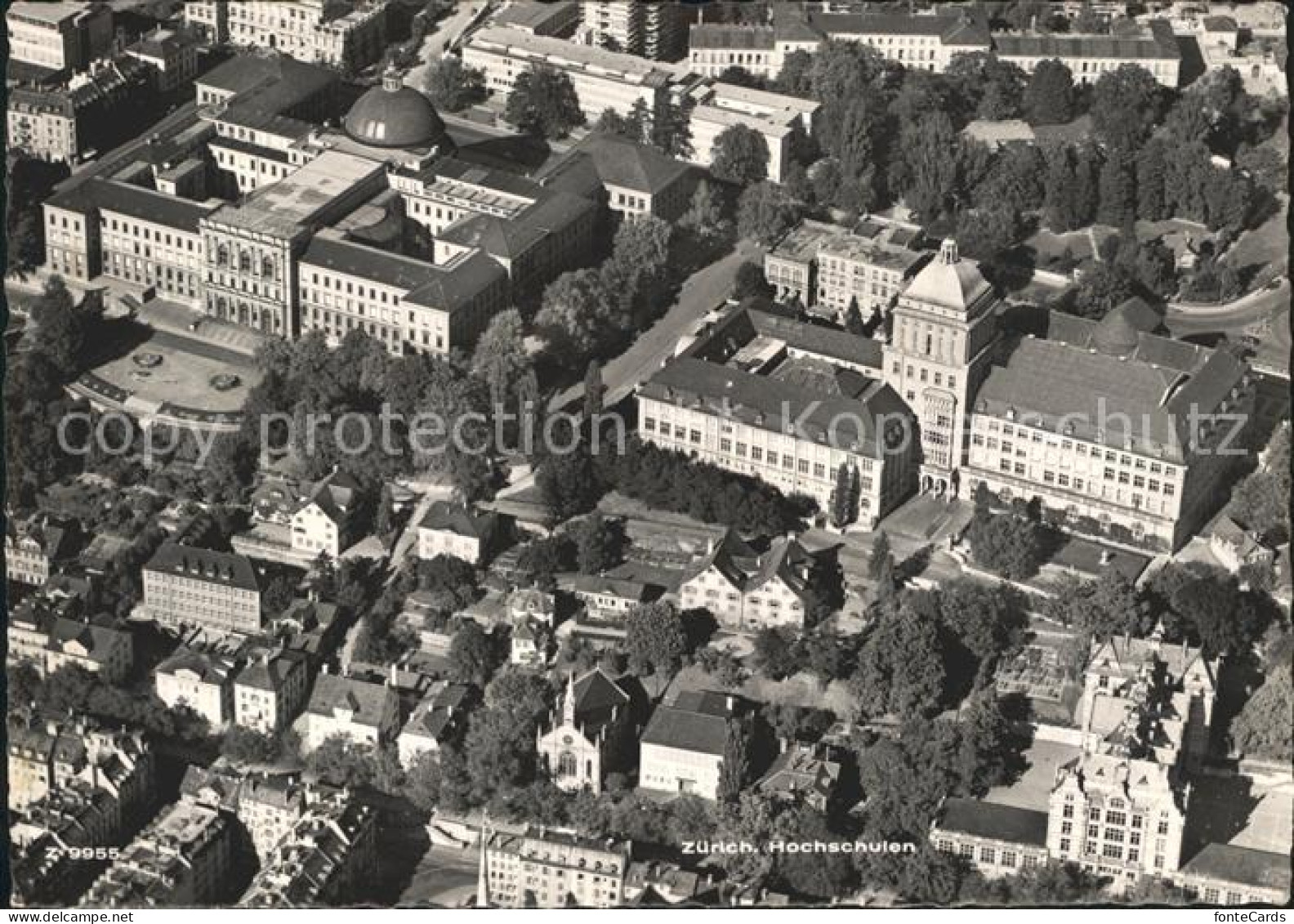 12046747 Zuerich Hochschulen Fliegeraufnahme Zuerich - Sonstige & Ohne Zuordnung