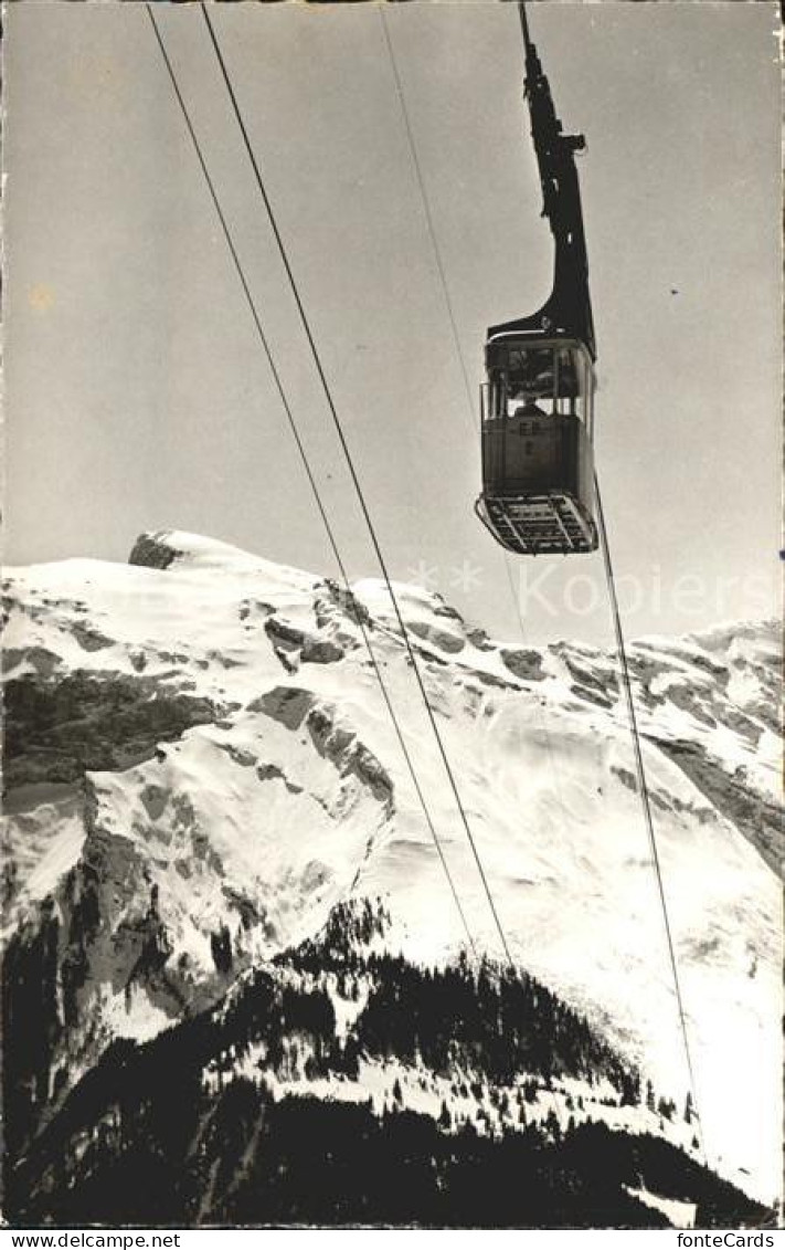 12046117 Brunni Engelberg Luftseilbahn Mit Titlis Urner Alpen  - Andere & Zonder Classificatie