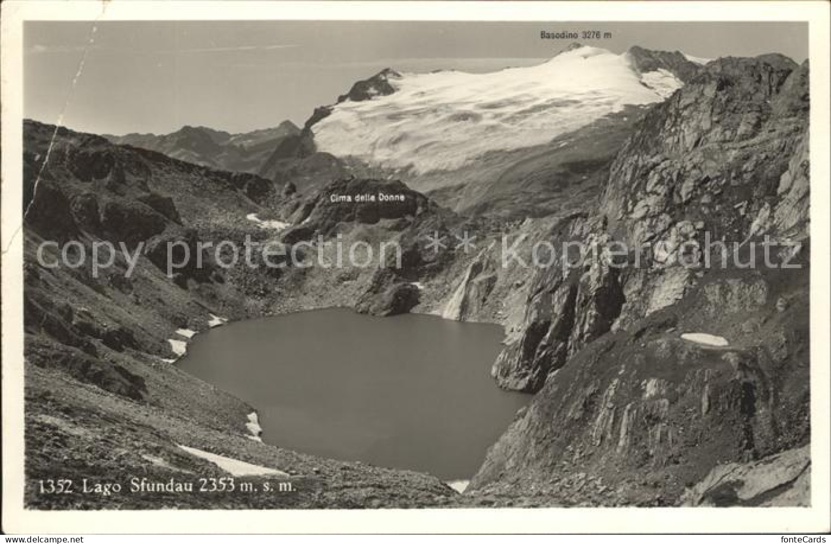 12045987 Lago Sfundau Stausee Alpenpanorama Cevio - Autres & Non Classés