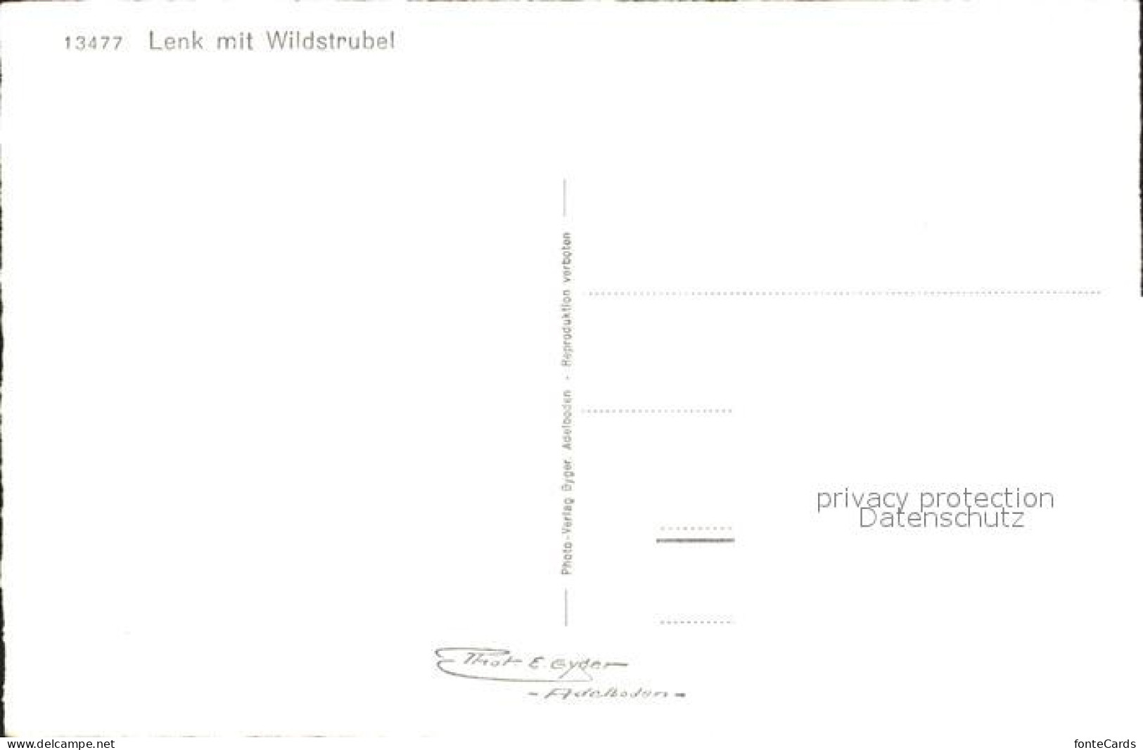 12045767 Lenk Simmental Mit Wildstrubel Lenk Im Simmental - Sonstige & Ohne Zuordnung