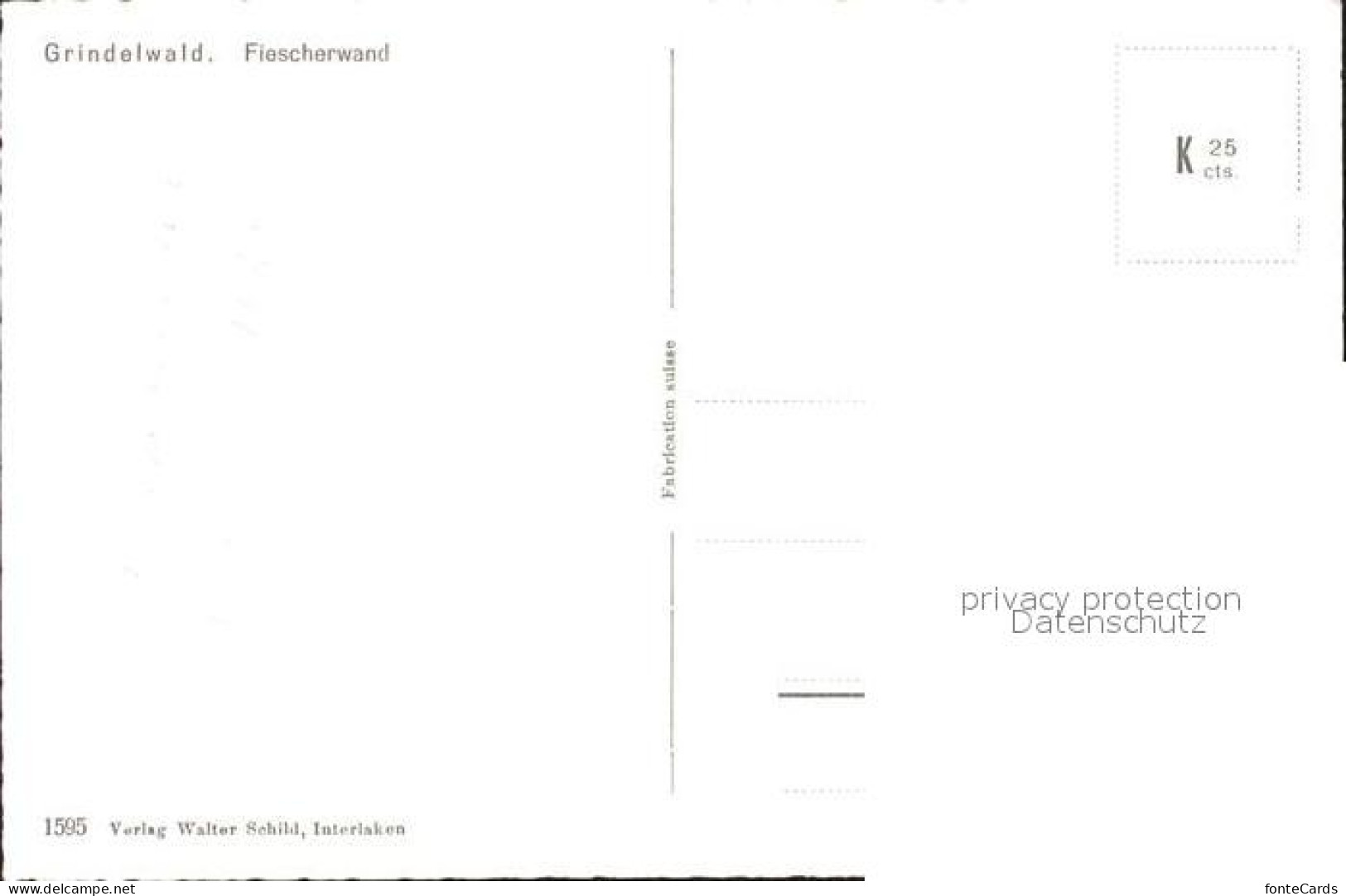 12044227 Grindelwald Mit Fiescherwand Grindelwald - Autres & Non Classés