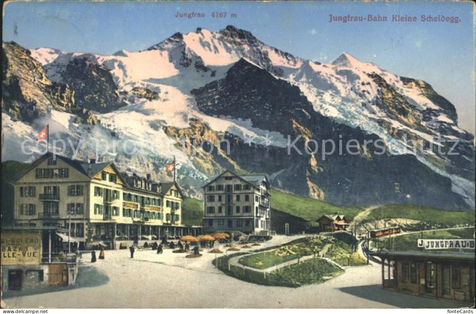 12044077 Jungfraubahn Kleine Scheidegg Mit Jungfrau Jungfraubahn - Sonstige & Ohne Zuordnung