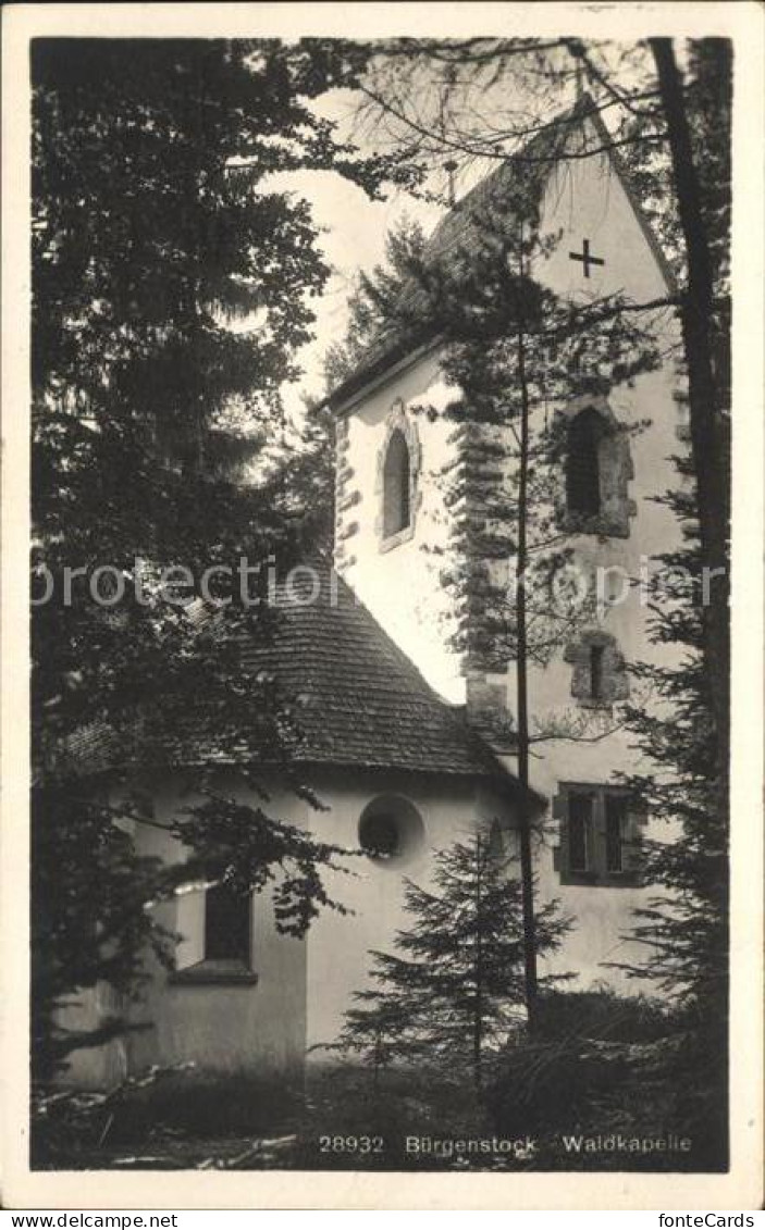 12043407 Buergenstock Waldkapelle Buergenstock - Andere & Zonder Classificatie