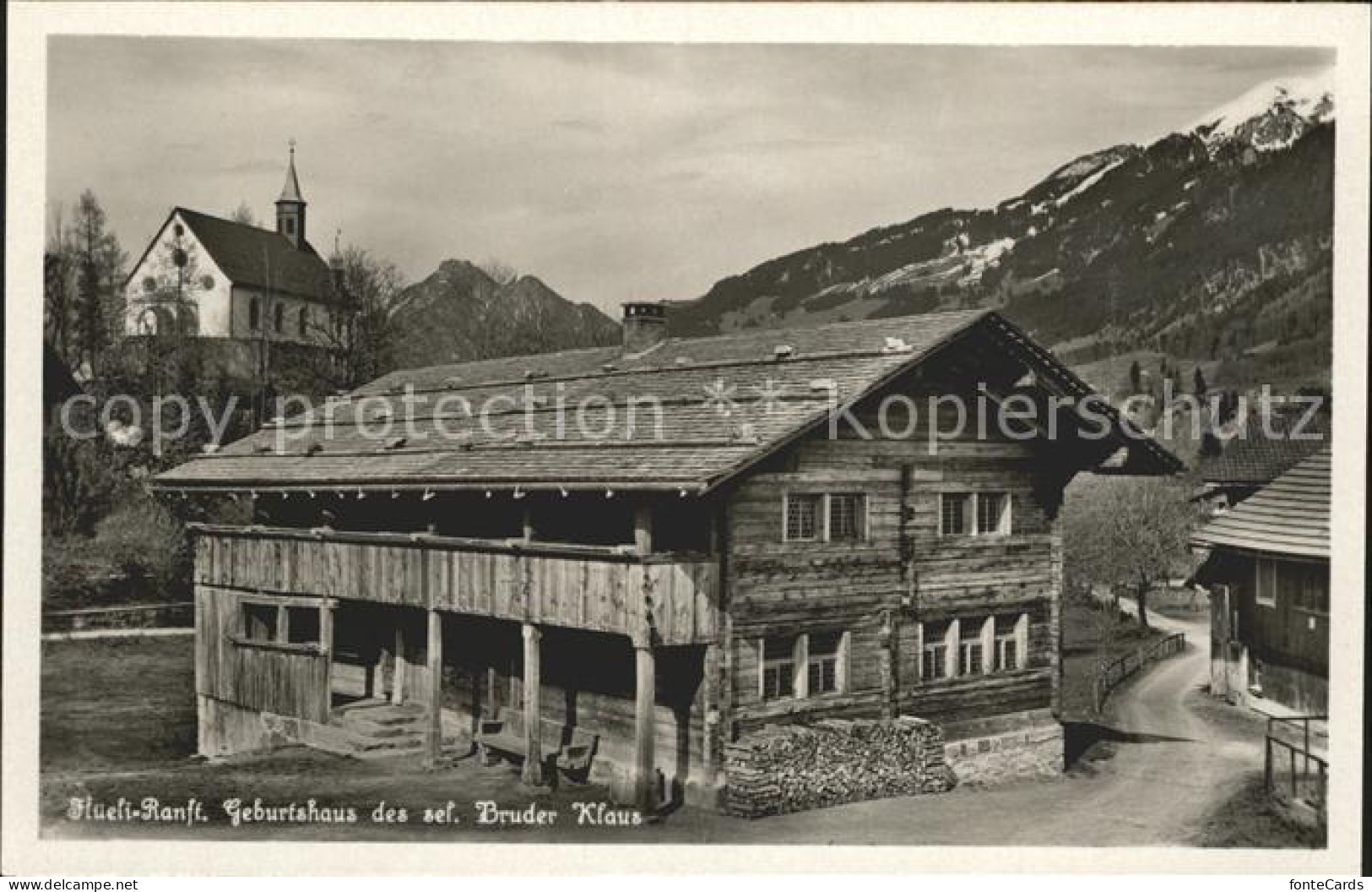 12043397 Flueeli-Ranft Geburtshaus Des Seligen Bruder Klaus Kirche Flueeli-Ranft - Altri & Non Classificati