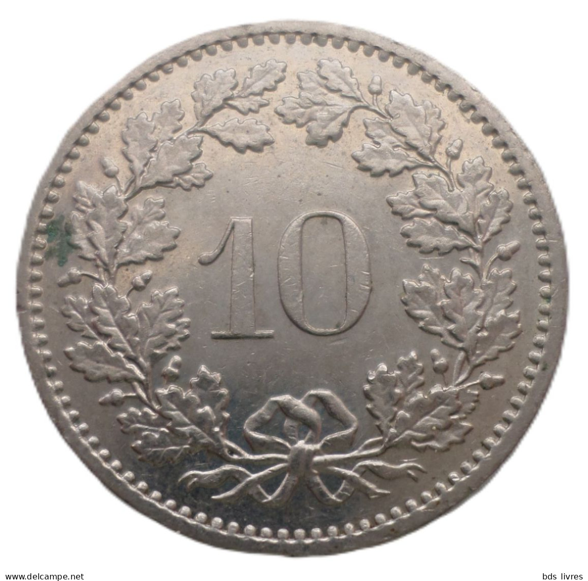 SUISSE  -10 Centimes Tête De Libertas (10 Rappen)  Année 1980   -- Pièce Non Nettoyée  (voir Images) - 10 Centimes / Rappen