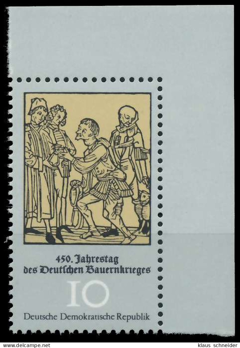 DDR 1975 Nr 2014 Postfrisch ECKE-ORE X1361D6 - Unused Stamps