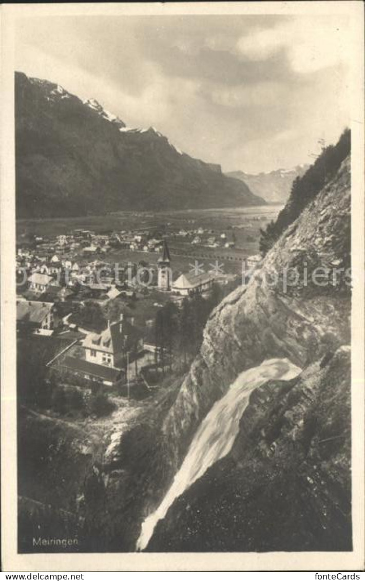 12041687 Meiringen BE Mit Wasserfall Meiringen - Altri & Non Classificati