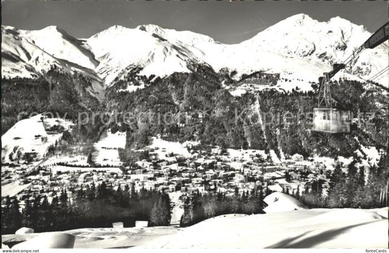 12040607 Davos GR Ischalp Braema-Bueel-Seilbahn Mit Schazalp Strelakette Davos P - Sonstige & Ohne Zuordnung