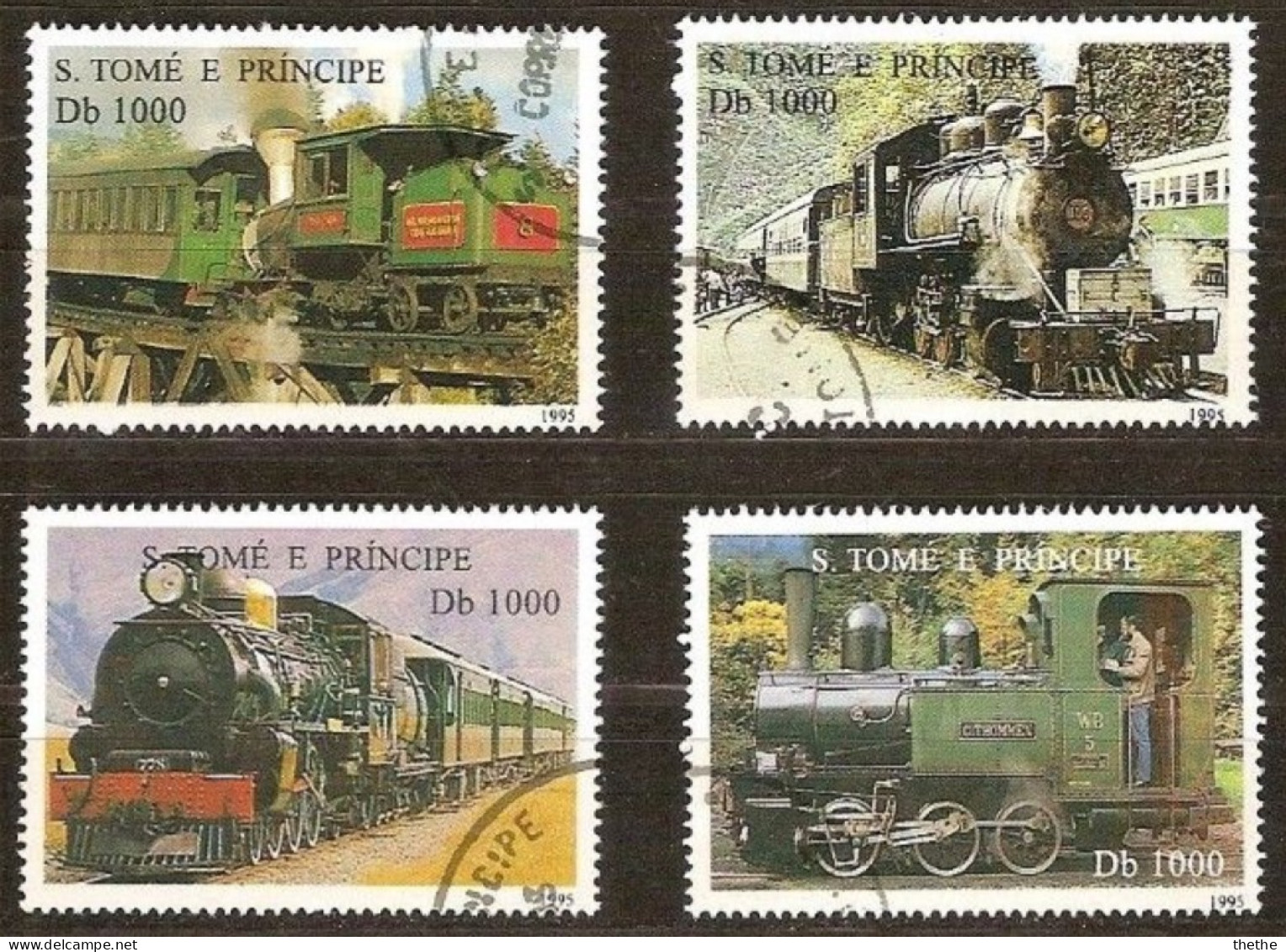 Sao Tomé-et-Principe -  Locomotives 1995 - Treinen
