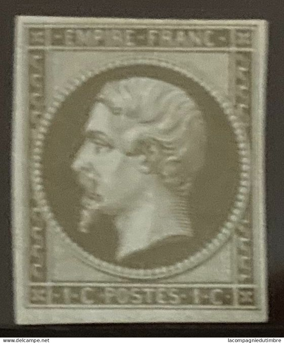 France YT N° 11 Neuf *. TB Signé Brun - 1853-1860 Napoléon III