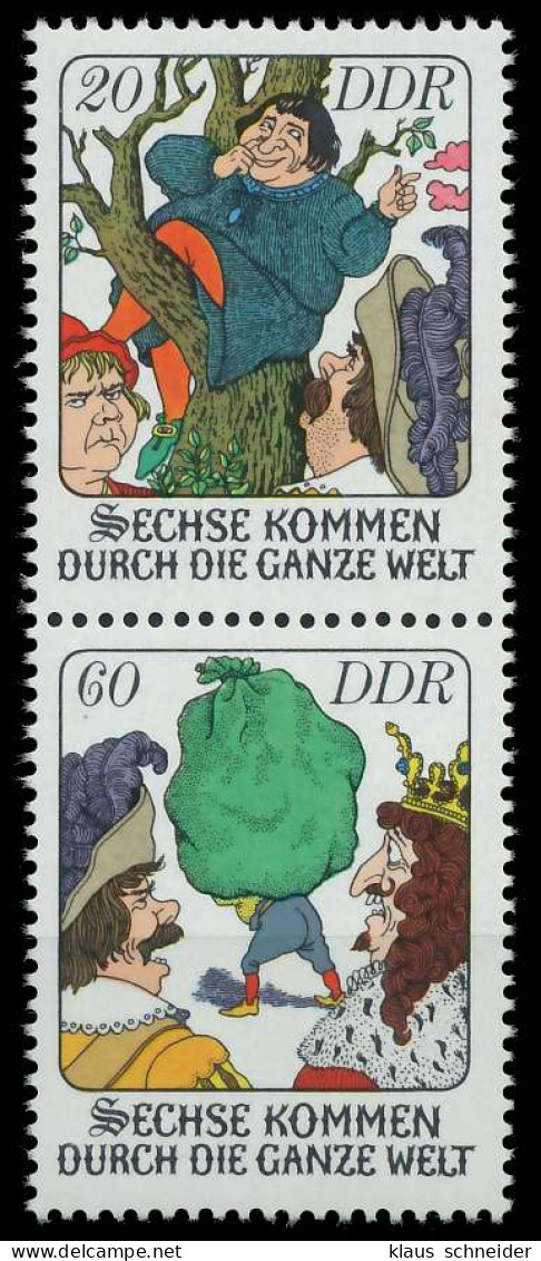 DDR ZUSAMMENDRUCK Nr SZd148 Postfrisch SENKR PAAR SBE5B7E - Se-Tenant