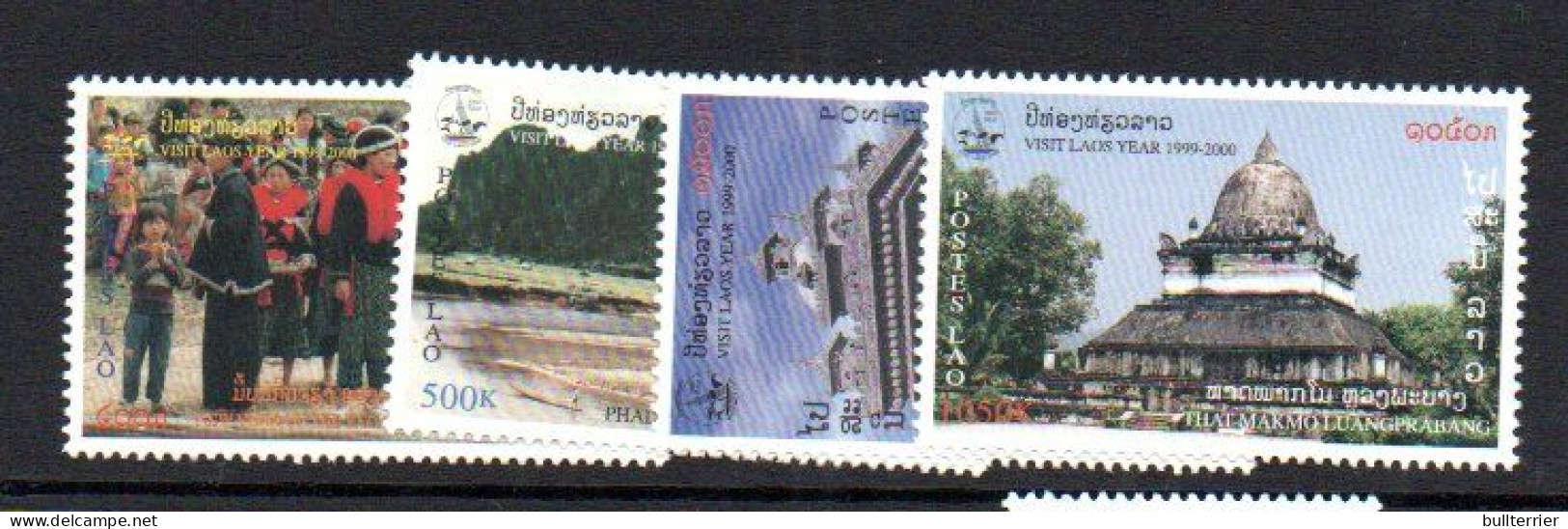 LAOS - 1999 - TOURISM YEAR SET OF 4 MINT NEVER HINGED, - Laos