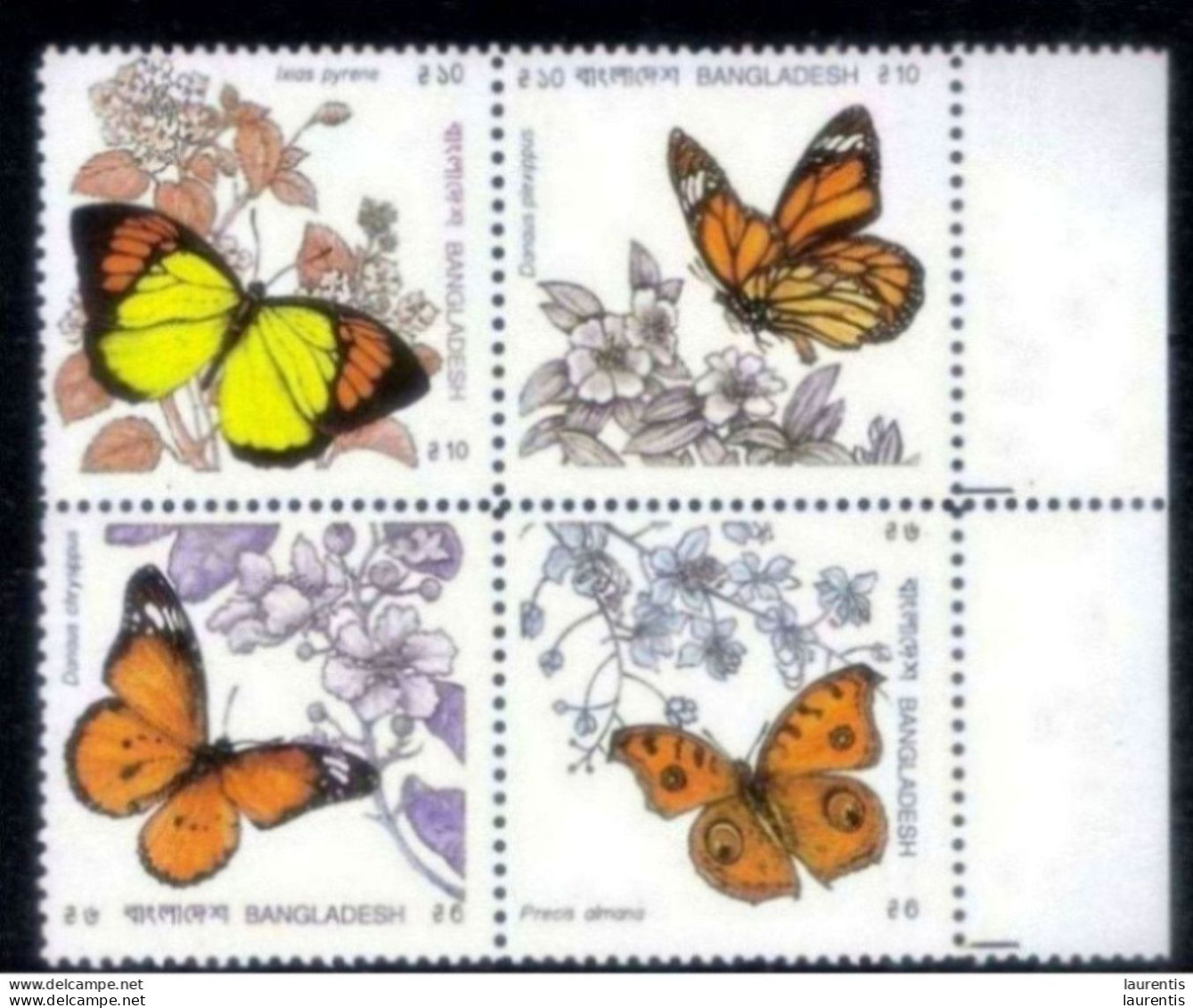 783   Butterflies - Bangladesh - MNH - 2,25 - Burkina Faso (1984-...)